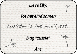 Familiebericht/overlijdensbericht