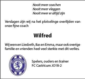 Familiebericht/overlijdensbericht