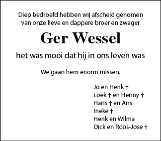 Familiebericht/overlijdensbericht