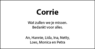 Familiebericht/overlijdensbericht