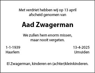 Familiebericht/overlijdensbericht