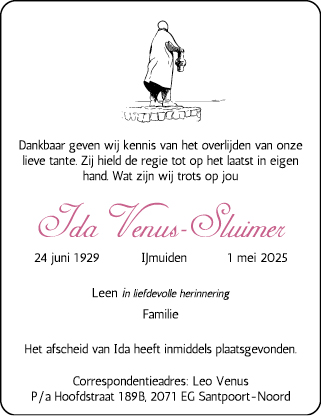 Familiebericht/overlijdensbericht