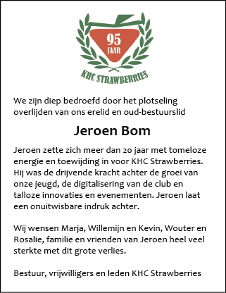 Familiebericht/overlijdensbericht
