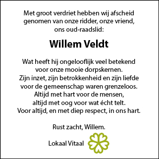 Familiebericht/overlijdensbericht