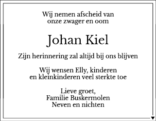 Familiebericht/overlijdensbericht