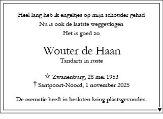 Familiebericht/overlijdensbericht