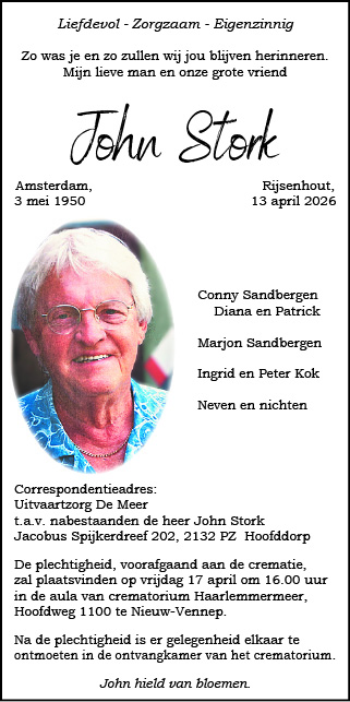 Familiebericht/overlijdensbericht
