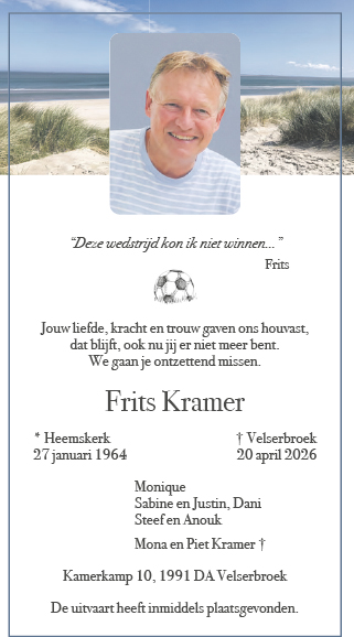 Familiebericht/overlijdensbericht