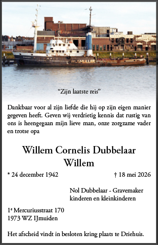 Familiebericht/overlijdensbericht