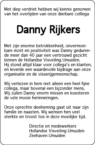Familiebericht/overlijdensbericht