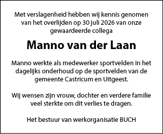 Familiebericht/overlijdensbericht