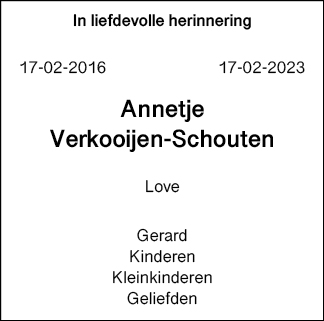 Familiebericht/overlijdensbericht