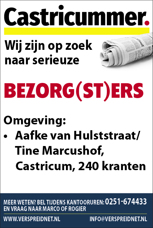 Vacature Bezorgers/sters