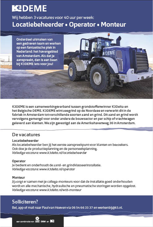 Vacature Diverse functies