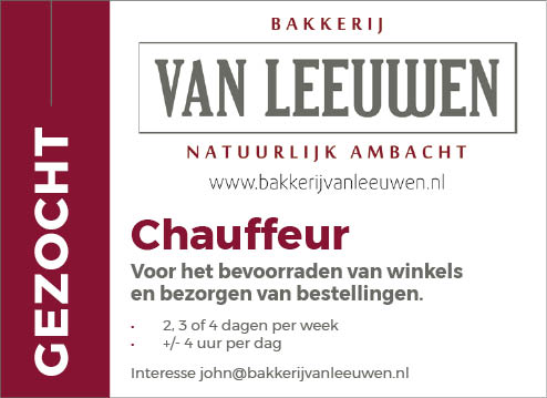 Vacature Chauffeur