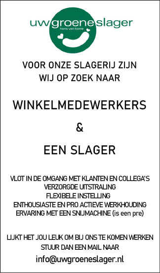 Vacature Diverse functies