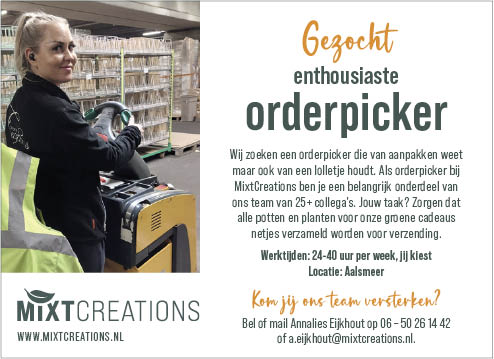 Vacature Orderpicker