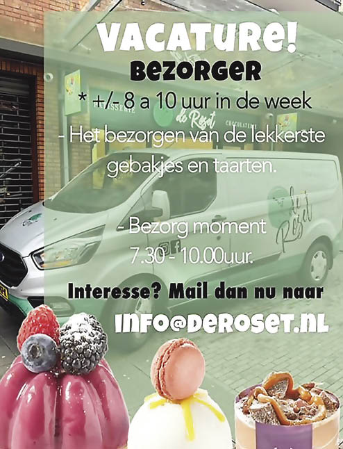 Vacature Bezorger