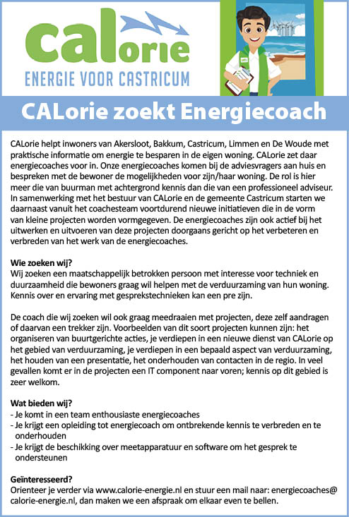 Vacature Energiecoach