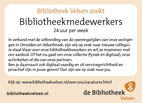 Vacature Bibliotheekmedewerkers