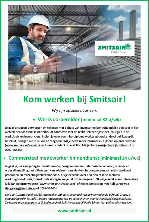 Vacature Diverse functies