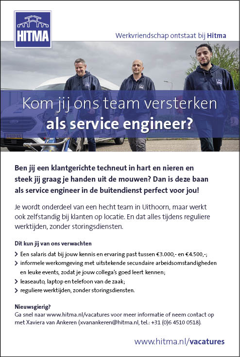 Vacature Service engineer