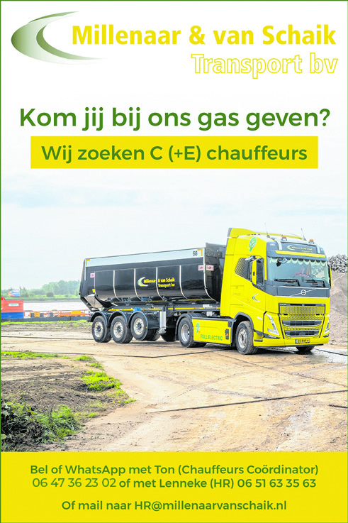 Vacature Chauffeurs C (+E)