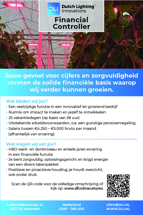 Vacature Financial Controller
