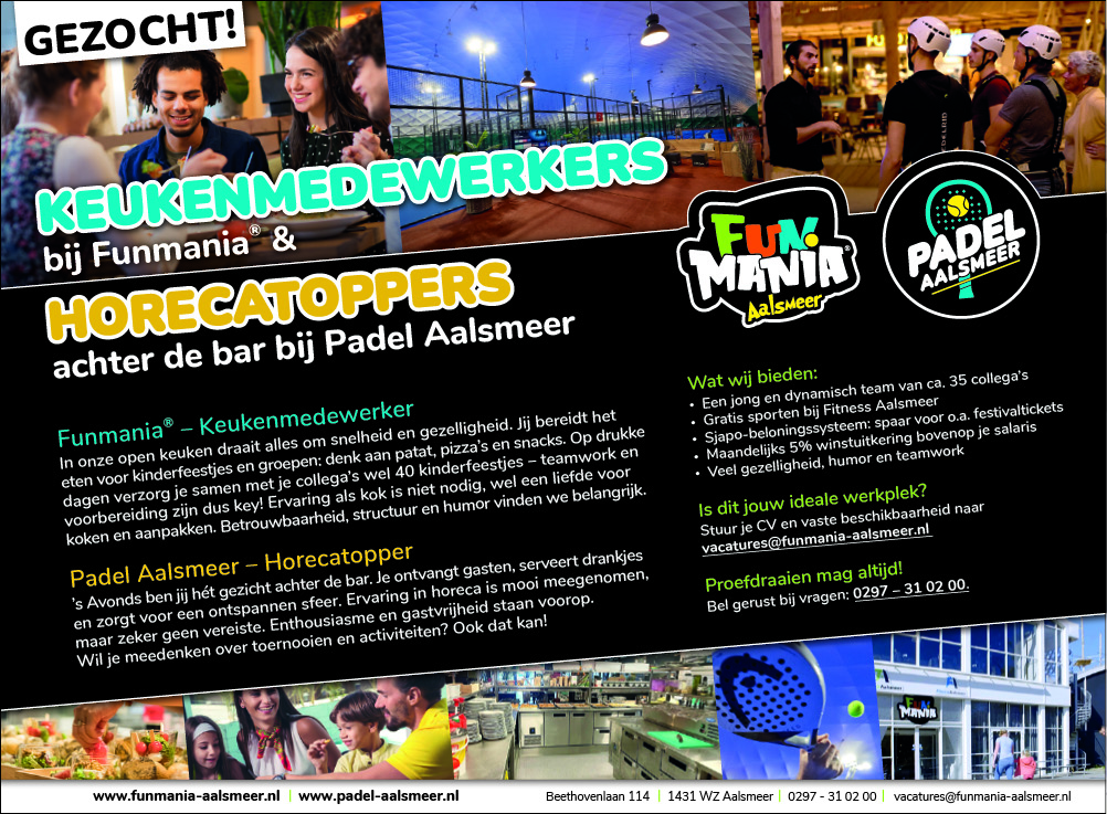 Vacature Horeca Toppers