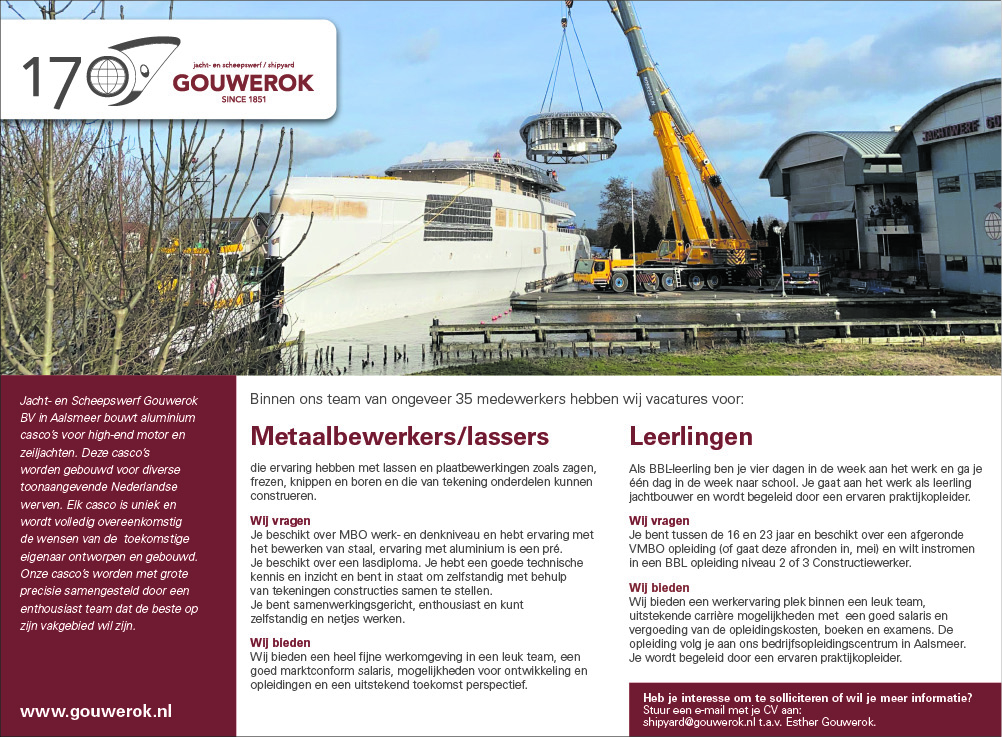 Vacature Metaalbewerkers/lassers