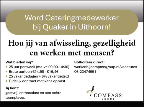 Vacature Cateringmedewerker