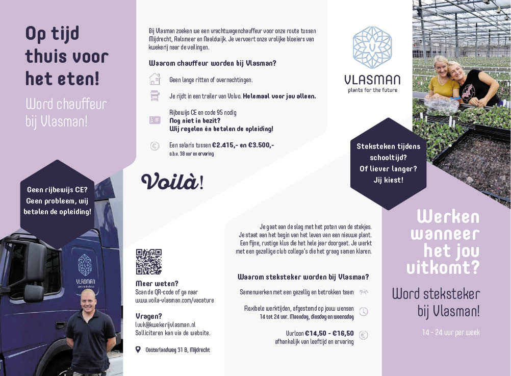 Vacature Diverse functies