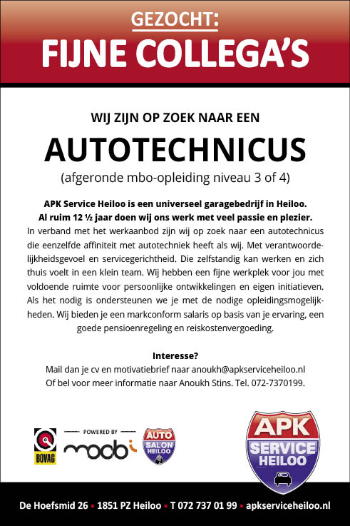 Vacature Autotechnicus
