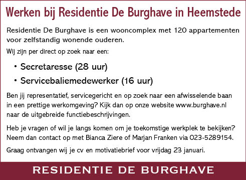 Vacature Diverse functies