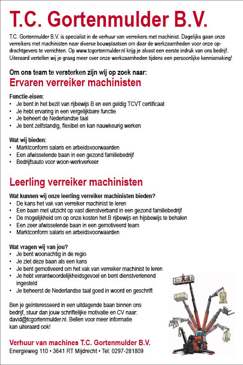 Vacature Diverse functies