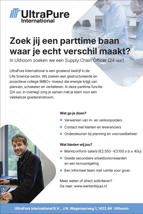 Vacature Supply Chain Officer
