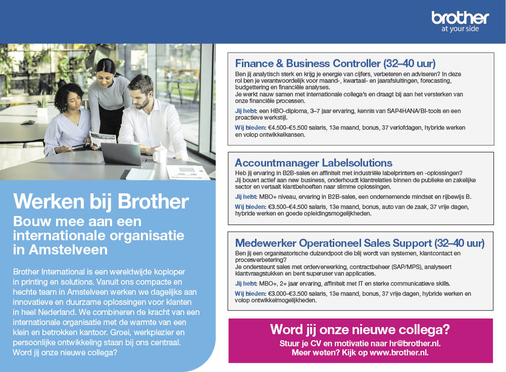 Vacature Diverse functies