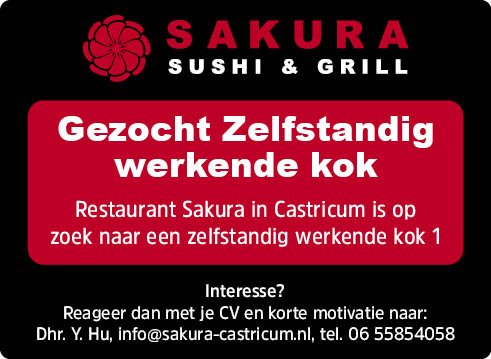 Vacature Zelfstandig werkende kok