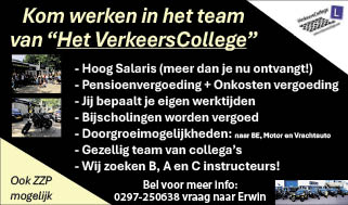 Vacature Instructeurs
