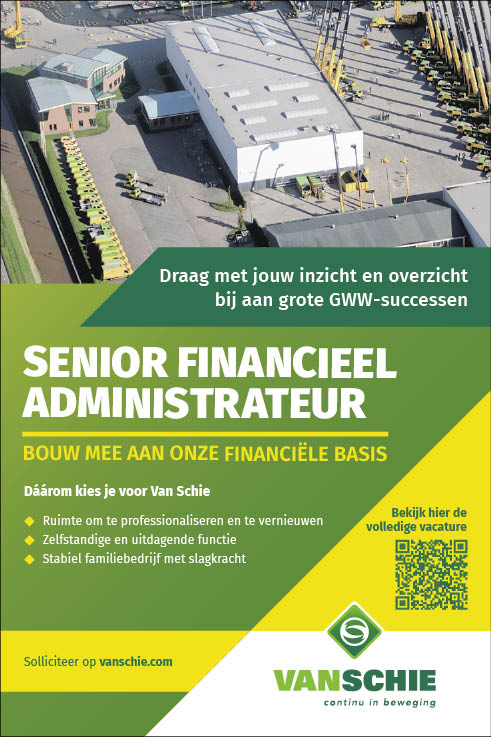 Vacature Senior financieel adminitrateur