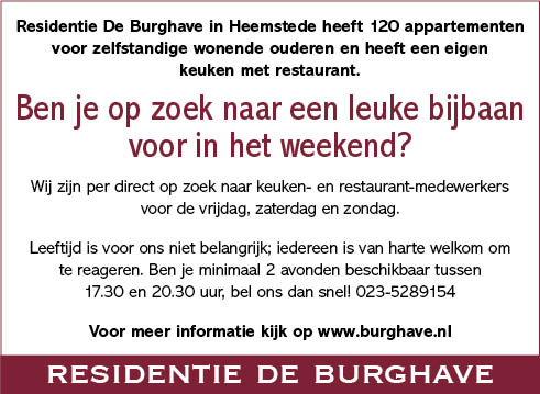 Vacature Keuken- en restaurant medewerkers