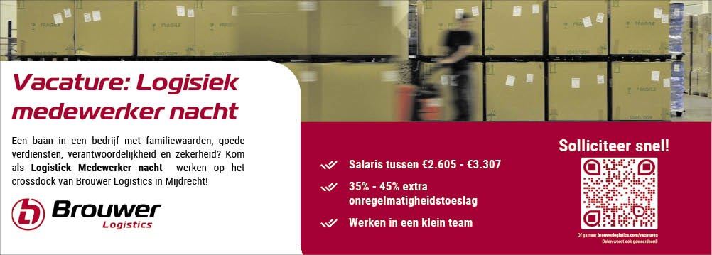 Vacature Logistiek medewerker Nacht