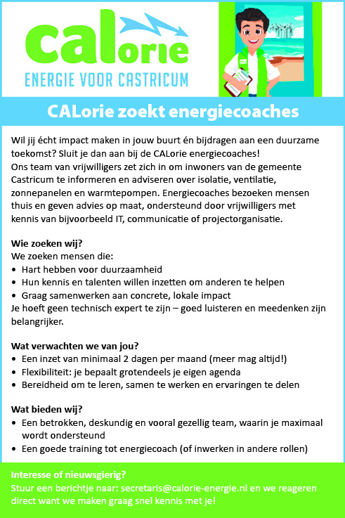 Vacature Energiecoaches