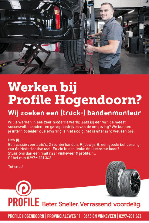 Vacature Truck- Bandenmonteur