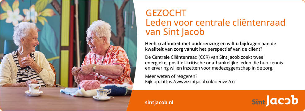 Vacature Leden voor centrale cliëntenraad