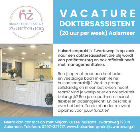 Vacature Doktersassistent