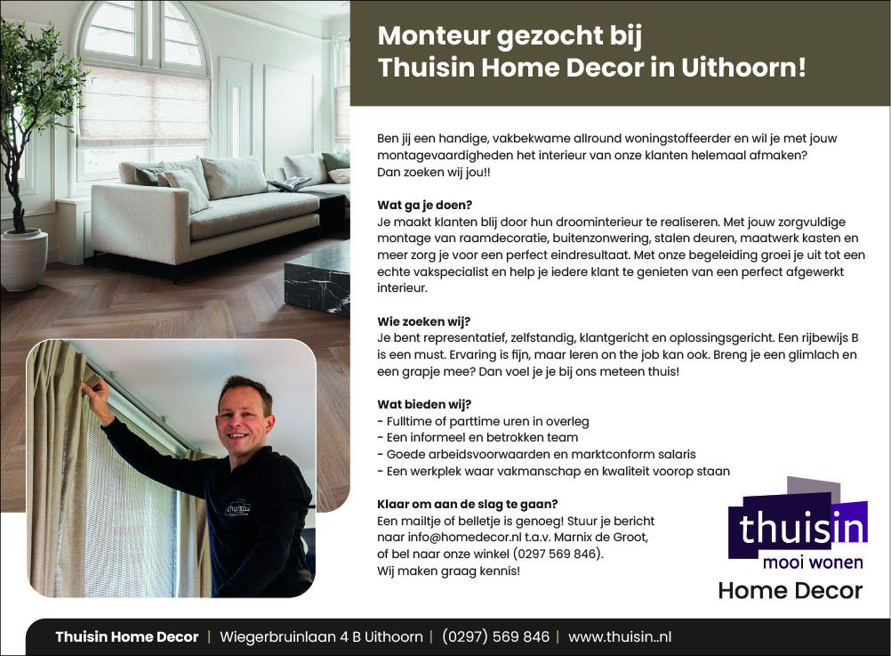 Vacature Monteur
