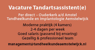 Vacature Tandartsassistent(e)