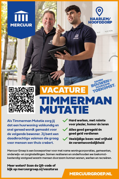 Vacature Timmerman Mutatie