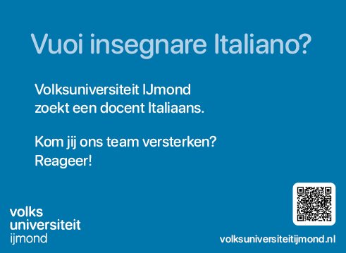 Vacature Docent Italiaans